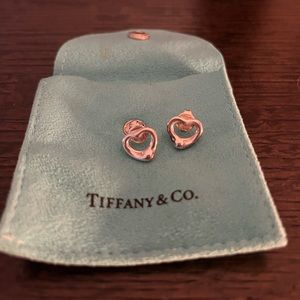 Tiffany & Co. floating heart earrings